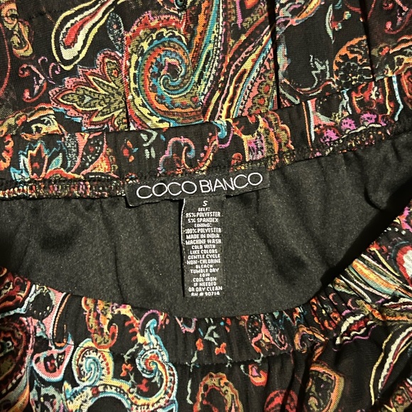 Coco Bianco Multicolor Paisley Maxi Skirt - Picture 3 of 4